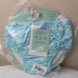 New Green Sprouts Eco Snap Swim Diaper - Prints Sz 24Mths